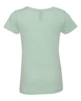 Next Level Girls' CVC Princess T-Shirt Close Up Detail