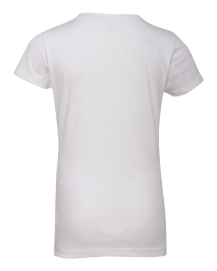 Next Level Girls' Cotton Princess T-Shirt Close Up Detail