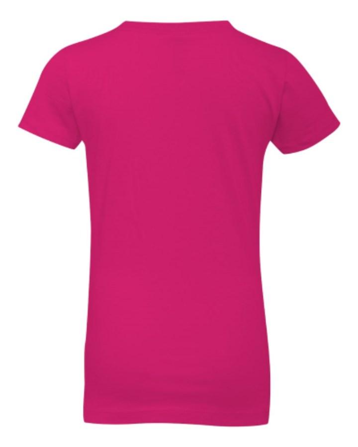Next Level Girls' Cotton Princess T-Shirt Additional view