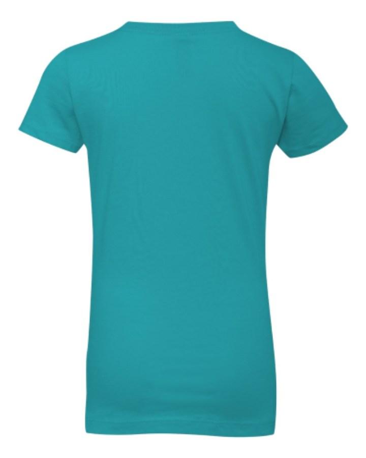 Next Level Girls' Cotton Princess T-Shirt Perspective View