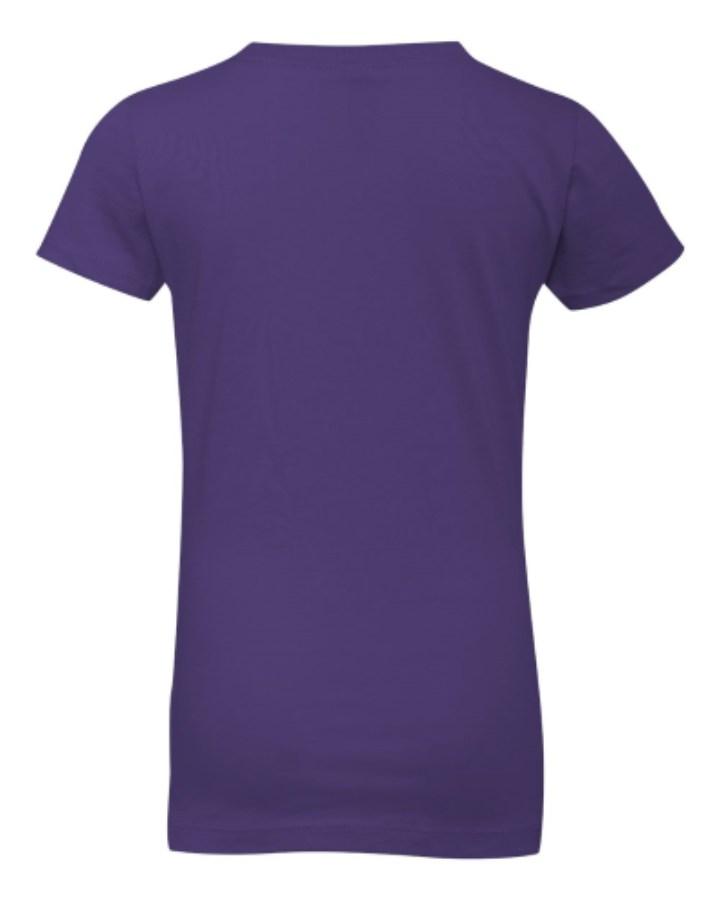 Next Level Girls' Cotton Princess T-Shirt Feature Close-up