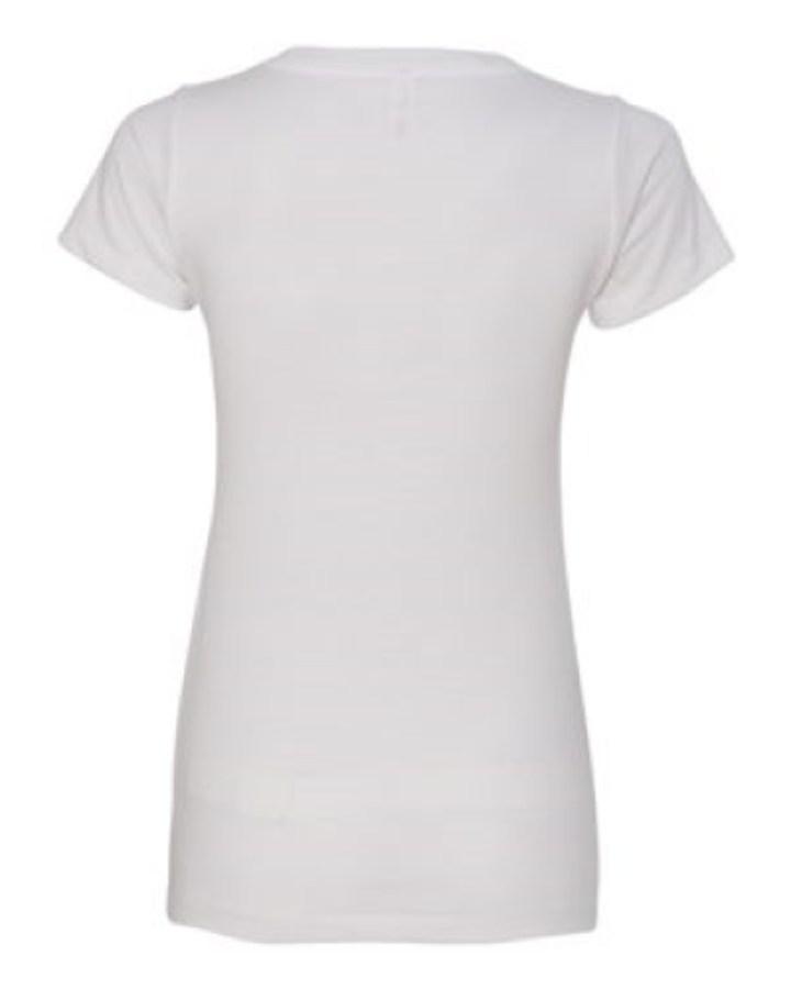 Next Level Women's Ideal V-Neck T-Shirt Close Up Detail