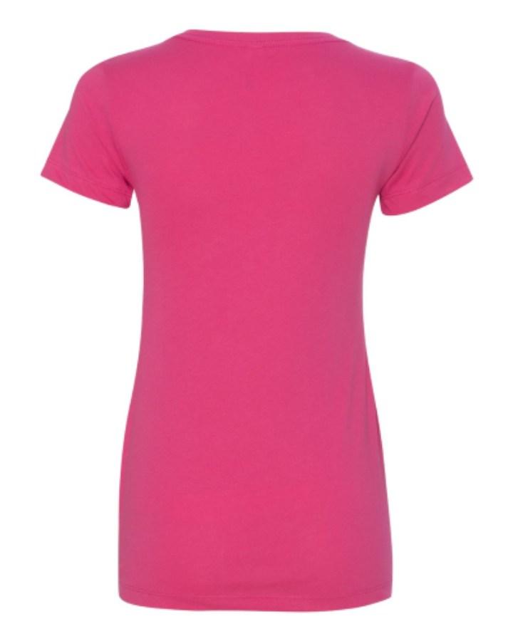 Next Level Women's Ideal V-Neck T-Shirt Feature Close-up