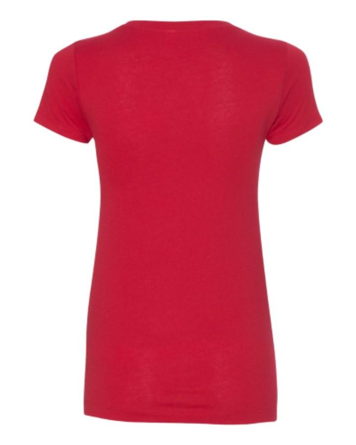 Next Level Women's Ideal V-Neck T-Shirt Close Up Detail
