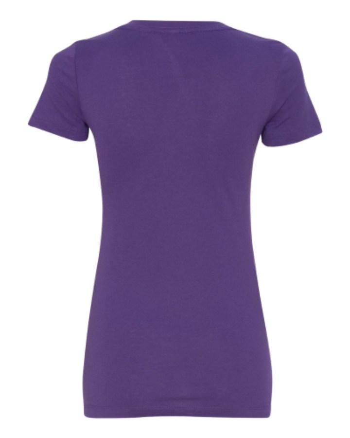 Next Level Women's Ideal V-Neck T-Shirt Close Up Detail