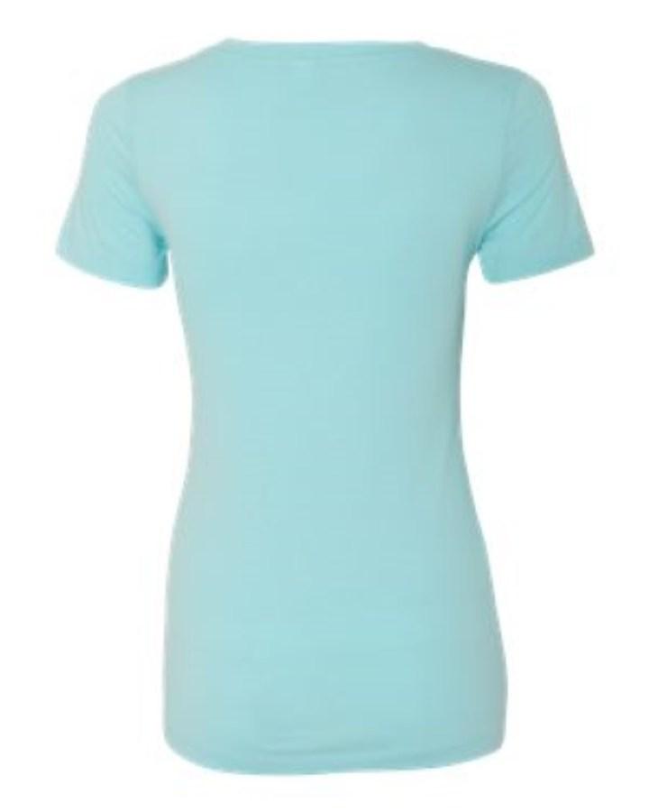 Next Level Women's Ideal V-Neck T-Shirt Feature Close-up