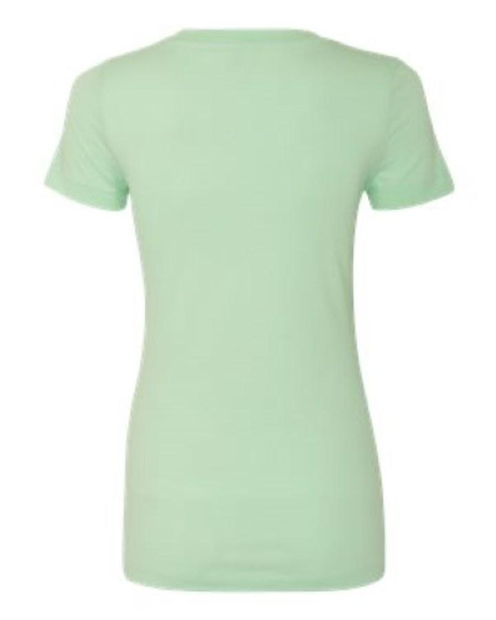 Next Level Women's Ideal V-Neck T-Shirt Close Up Detail