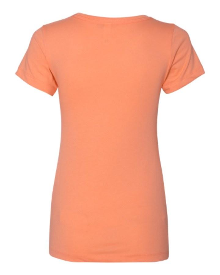 Next Level Women's Ideal V-Neck T-Shirt Feature Close-up