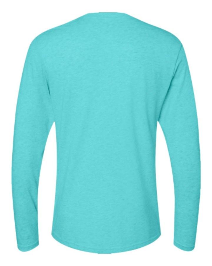 Next Level Triblend Long Sleeve T-Shirt Feature Close-up