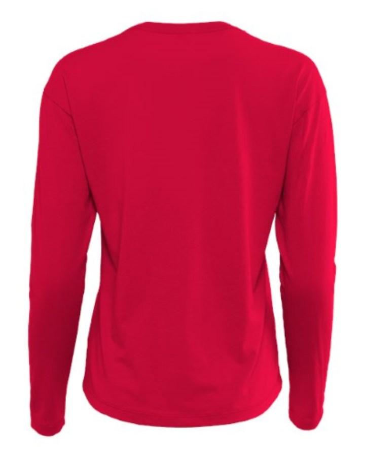 Next Level Women's Cotton Long Sleeve Shirt Perspective View