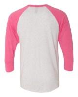 Next Level Triblend 3/4 Raglan T-Shirt Feature Close-up