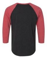 Next Level Triblend 3/4 Raglan T-Shirt Feature Close-up
