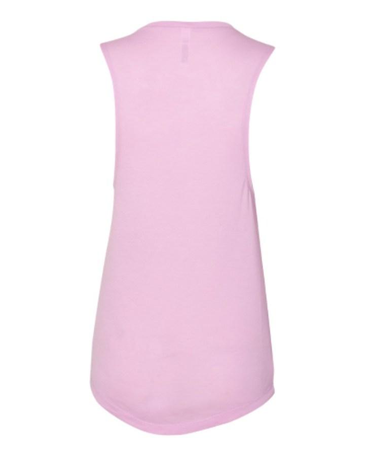 BELLA + CANVAS Women's Flowy Scoop Muscle Tank Additional view