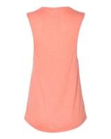BELLA + CANVAS Women's Flowy Scoop Muscle Tank Perspective View