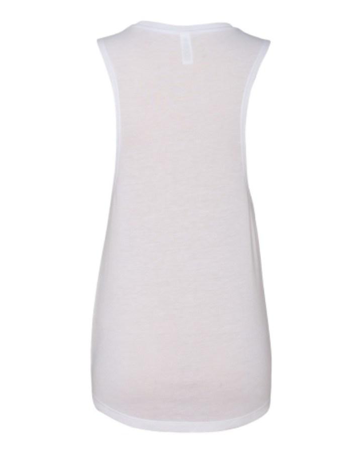 BELLA + CANVAS Women's Flowy Scoop Muscle Tank Additional view