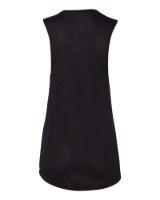 BELLA + CANVAS Women's Flowy Scoop Muscle Tank Close Up Detail
