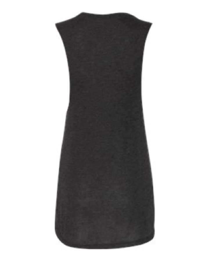 BELLA + CANVAS Women's Flowy Scoop Muscle Tank Additional Angle