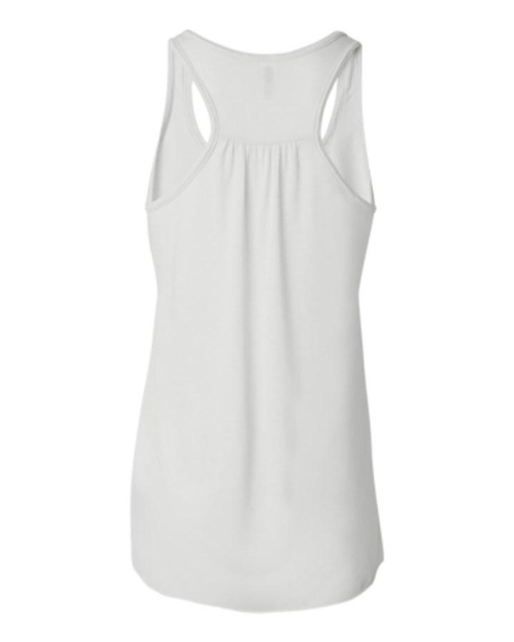 BELLA + CANVAS Women's Flowy Racerback Tank Perspective View