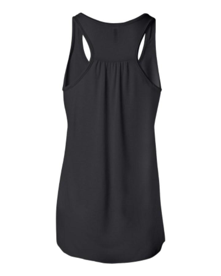 BELLA + CANVAS Women's Flowy Racerback Tank Feature Close-up