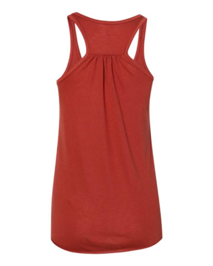 BELLA + CANVAS Women's Flowy Racerback Tank Additional Angle