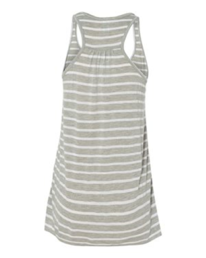 BELLA + CANVAS Women's Flowy Racerback Tank Perspective View
