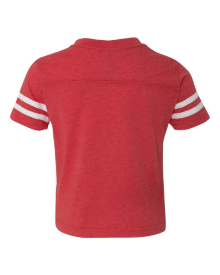 Rabbit Skins Toddler Football Fine Jersey Tee Feature Close-up