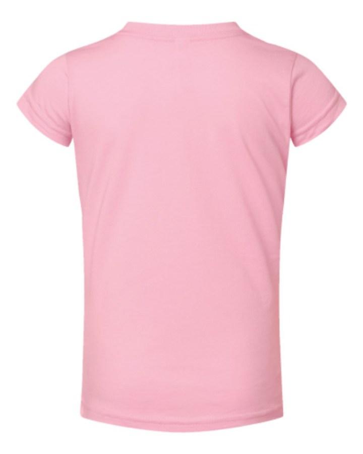 Rabbit Skins Toddler Girls Fine Jersey Tee Additional Angle