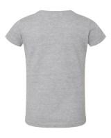 Rabbit Skins Toddler Girls Fine Jersey Tee Perspective View