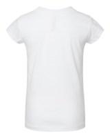Rabbit Skins Toddler Girls Fine Jersey Tee Feature Close-up