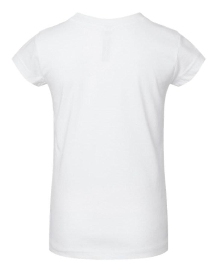Rabbit Skins Toddler Girls Fine Jersey Tee Feature Close-up
