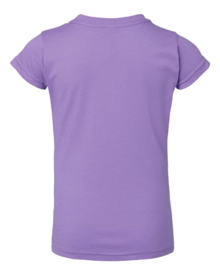 Rabbit Skins Toddler Girls Fine Jersey Tee Additional view