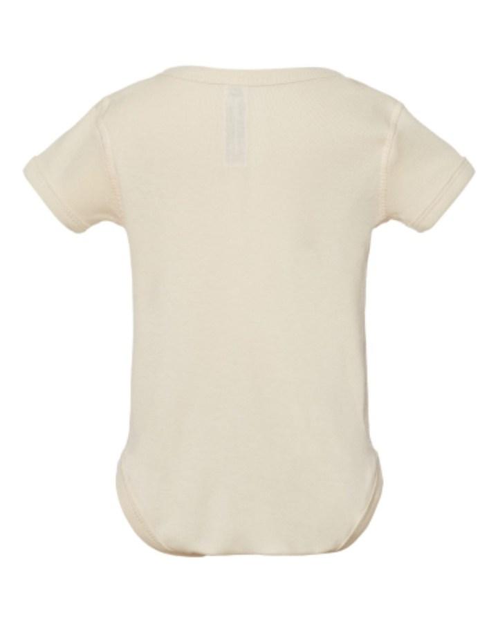 Rabbit Skins Infant Baby Rib Bodysuit Close Up Detail