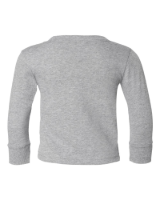 Rabbit Skins Toddler Cotton Jersey Long Sleeve Tee Feature Close-up