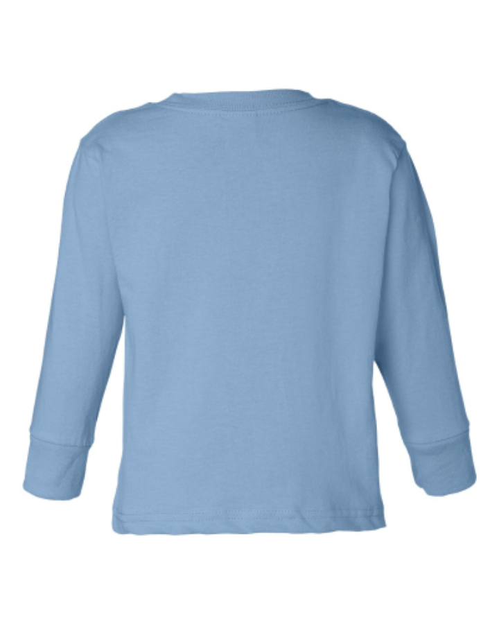 Rabbit Skins Toddler Cotton Jersey Long Sleeve Tee Close Up Detail