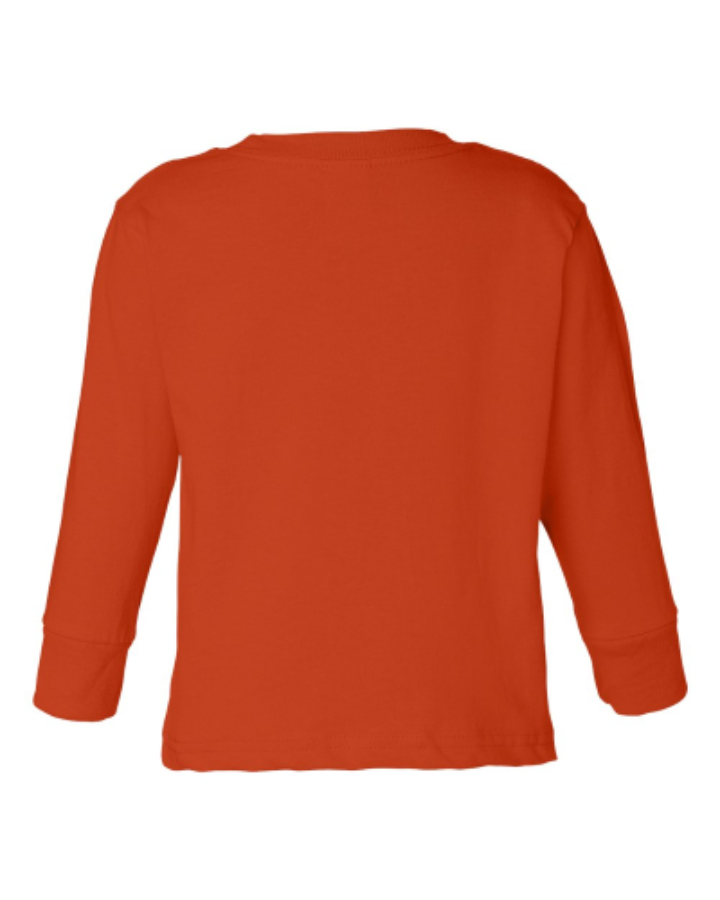 Rabbit Skins Toddler Cotton Jersey Long Sleeve Tee Feature Close-up
