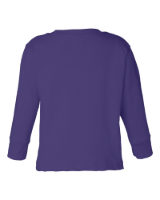 Rabbit Skins Toddler Cotton Jersey Long Sleeve Tee Close Up Detail