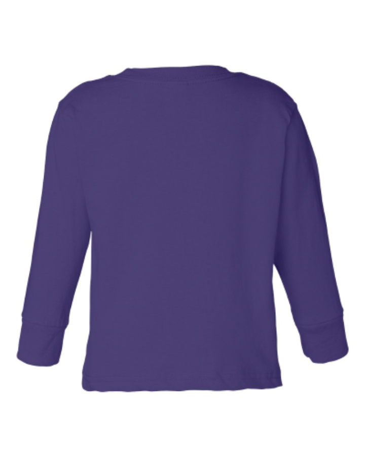Rabbit Skins Toddler Cotton Jersey Long Sleeve Tee Close Up Detail