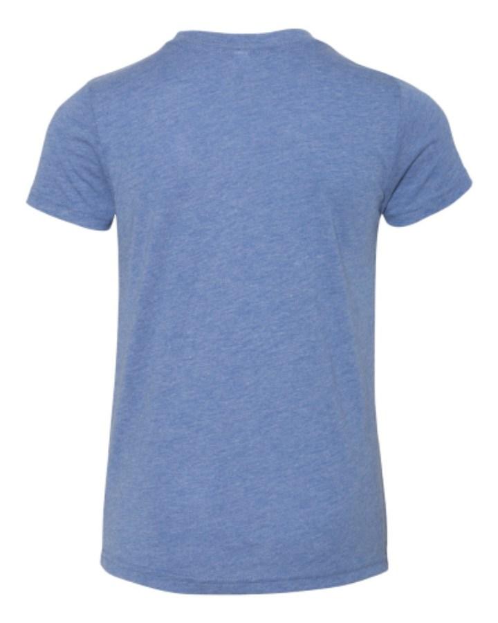 BELLA + CANVAS Youth Triblend Tee Feature Close-up