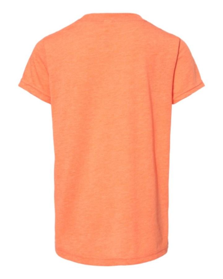 BELLA + CANVAS Youth Triblend Tee Feature Close-up