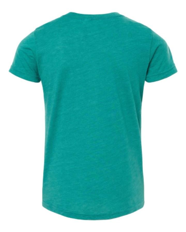 BELLA + CANVAS Youth Triblend Tee Perspective View