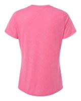 BELLA + CANVAS Women's Relaxed Fit Triblend Tee Feature Close-up