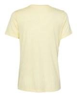 BELLA + CANVAS Women's Relaxed Fit Triblend Tee Close Up Detail
