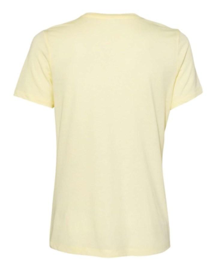 BELLA + CANVAS Women's Relaxed Fit Triblend Tee Close Up Detail
