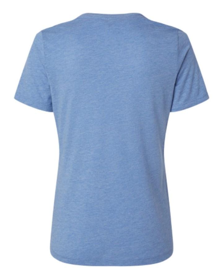 BELLA + CANVAS Women's Relaxed Fit Triblend Tee Perspective View