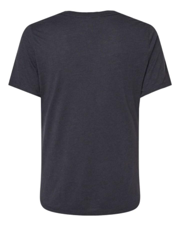 BELLA + CANVAS Women's Relaxed Fit Triblend Tee Feature Close-up