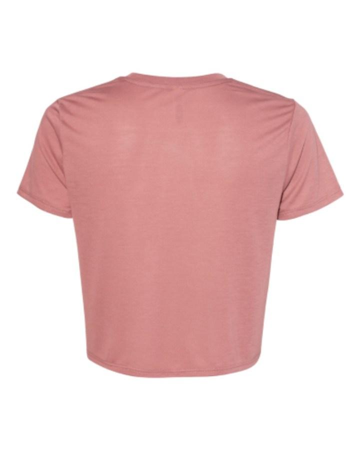 BELLA + CANVAS Women's Flowy Crop Tee Additional view