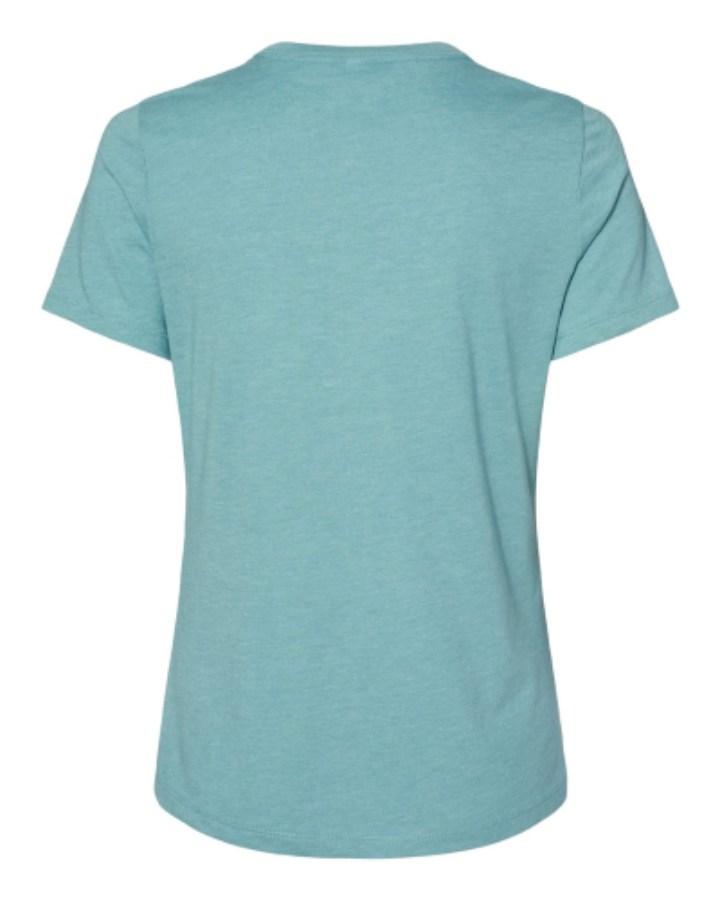 BELLA + CANVAS Women's Relaxed Fit Heather CVC Tee Additional Angle