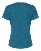 BELLA + CANVAS Women's Relaxed Fit Heather CVC Tee Perspective View
