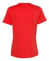 BELLA + CANVAS Women's Relaxed Jersey Tee Close Up Detail