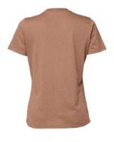 BELLA + CANVAS Women's Relaxed Jersey Tee Close Up Detail